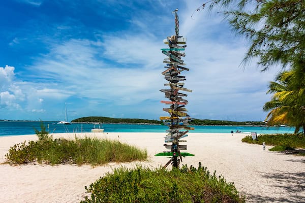 stocking island bahamas signs